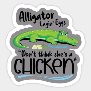 Alligator Sticker